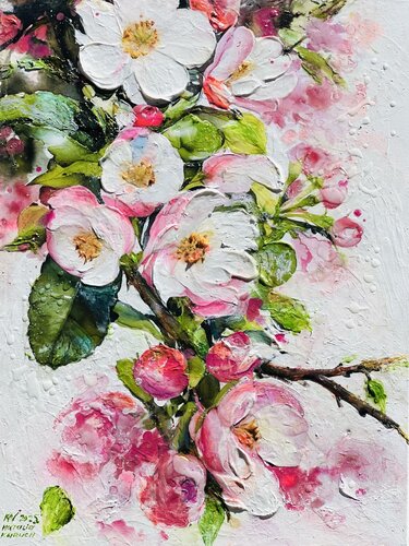 The Cherry Blossom de Natalia Kuruch, Pintura a la venta en Singulart