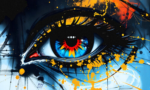 Blue concentration Natalia Kuruch