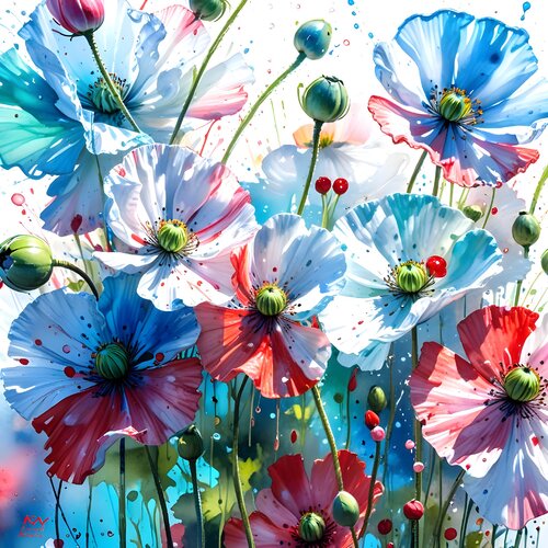 Flourishing Magic de Natalia Kuruch, Pintura a la venta en Singulart