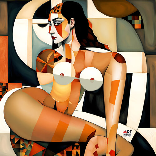 Rendez-vous... ce soir... van Natalia Kuruch, Schilderij te koop op Singulart