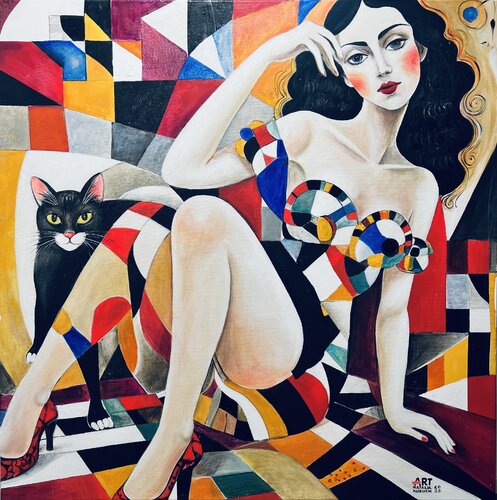 My Guardian von Natalia Kuruch, Malerei kaufen auf Singulart