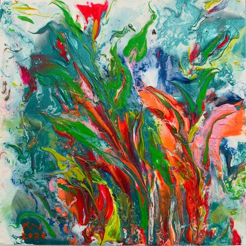 Les Fleurs Sauvages von Natalia Kuruch, Malerei kaufen auf Singulart
