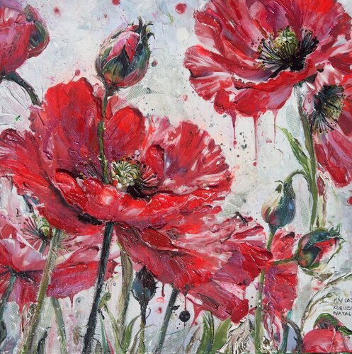 Infinite Bloom par Natalia Kuruch, Peinture en vente sur Singulart