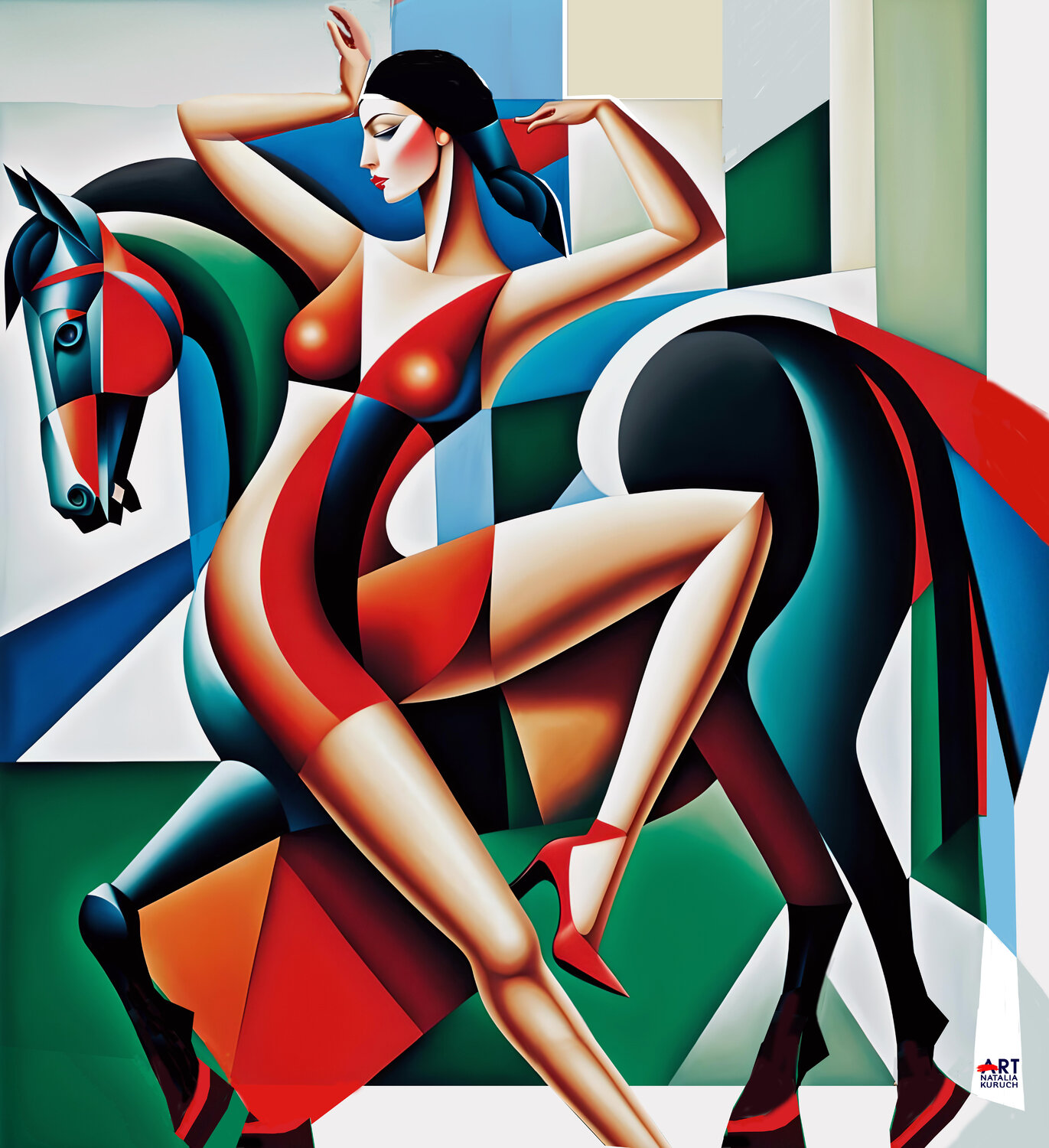 Red girl Natalia Kuruch