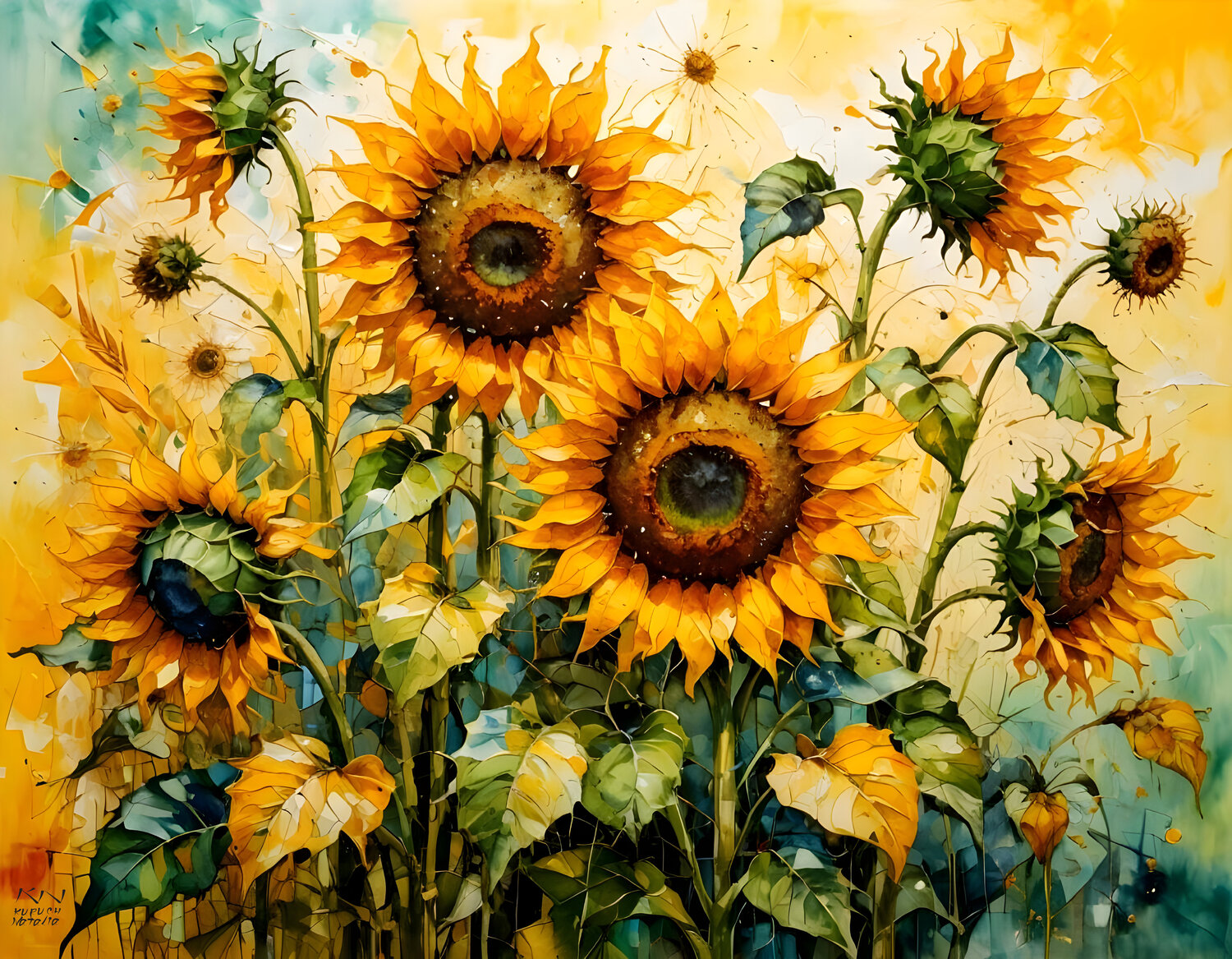 Sunflowers Natalia Kuruch