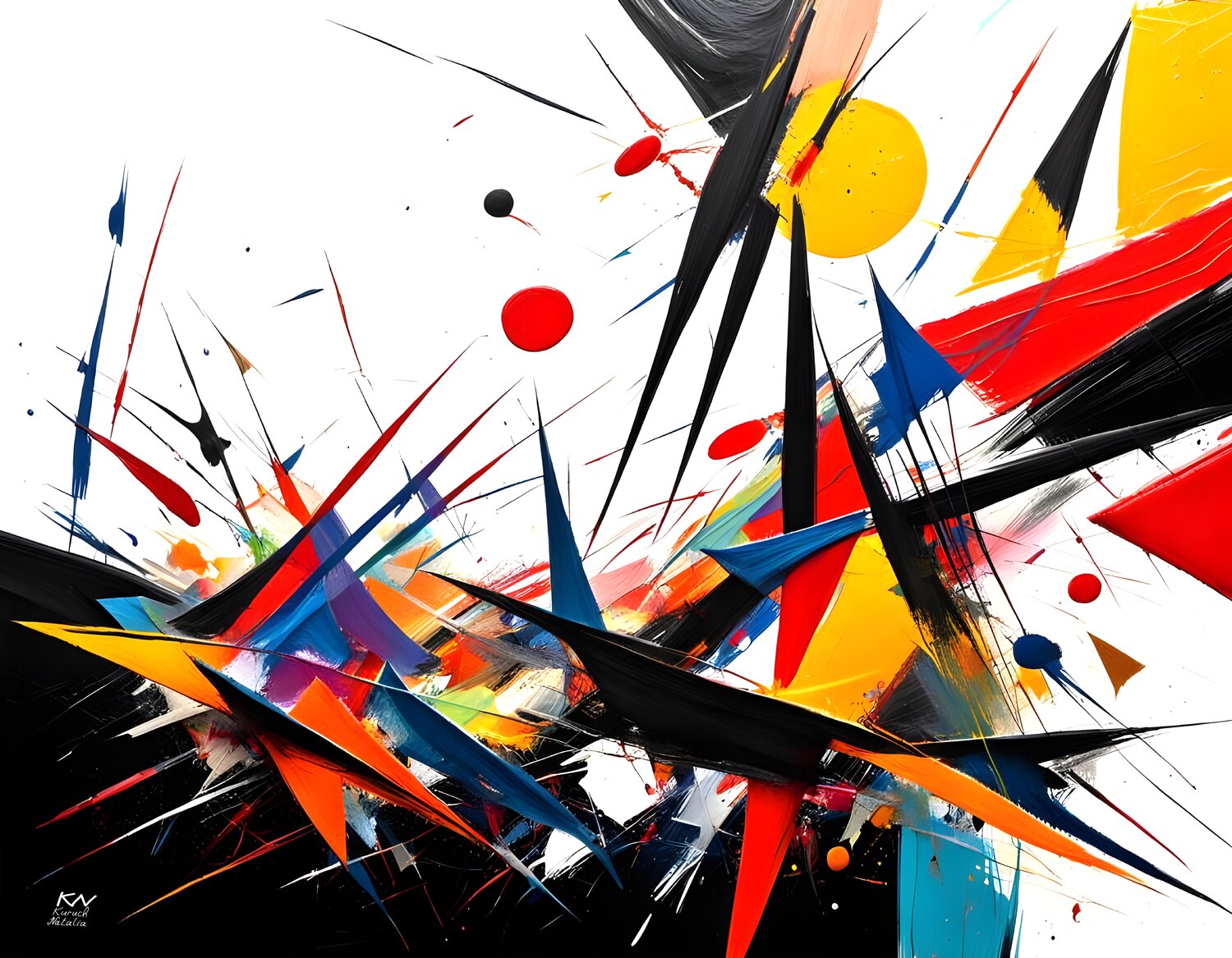 Abstract composition Natalia Kuruch