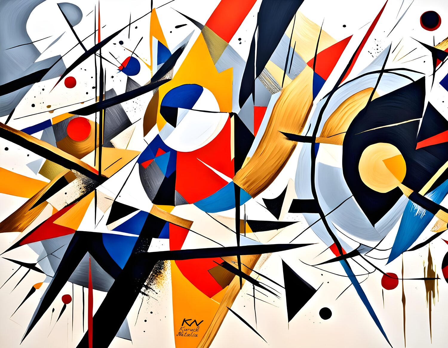 Geometric melody Natalia Kuruch