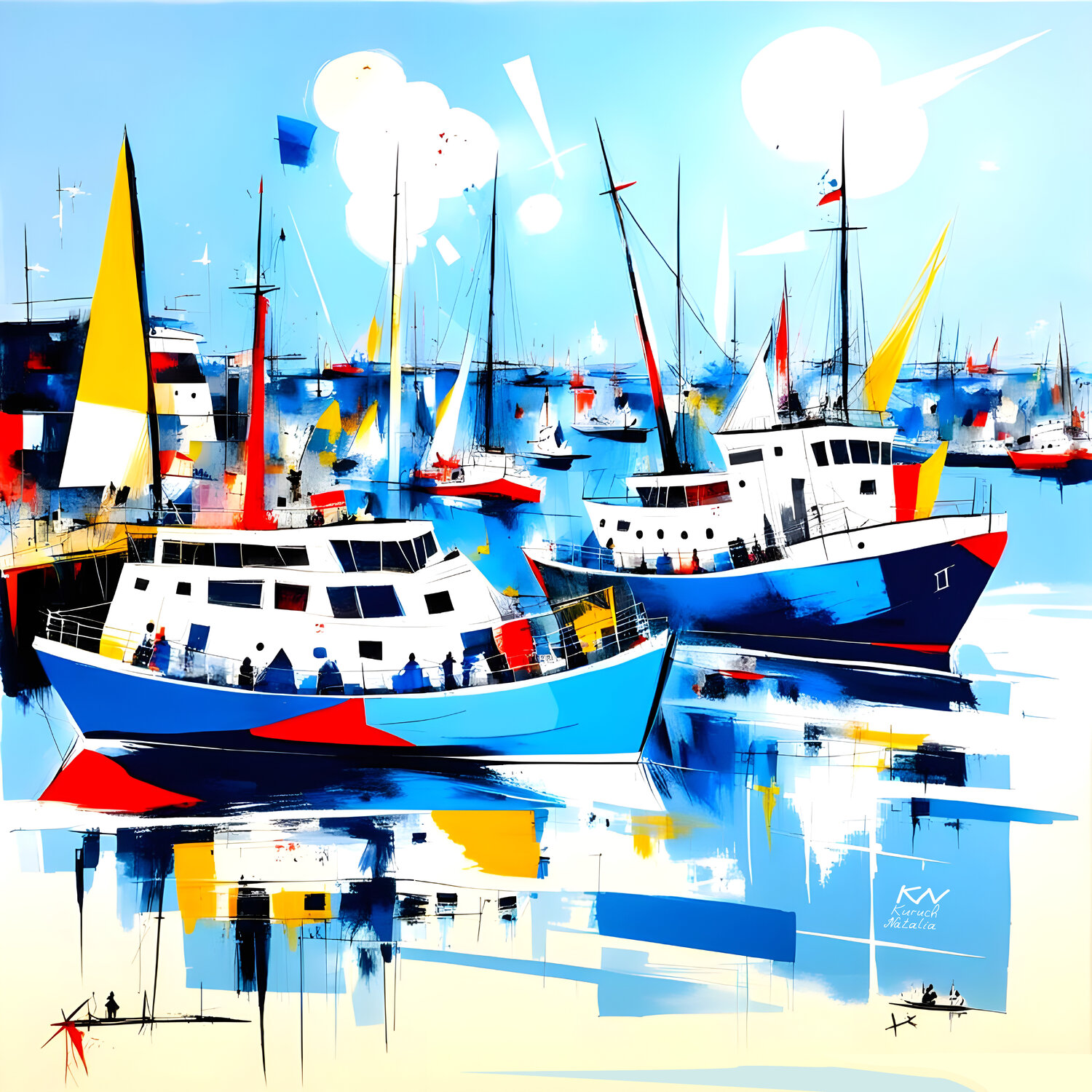 Harbor ambience Natalia Kuruch