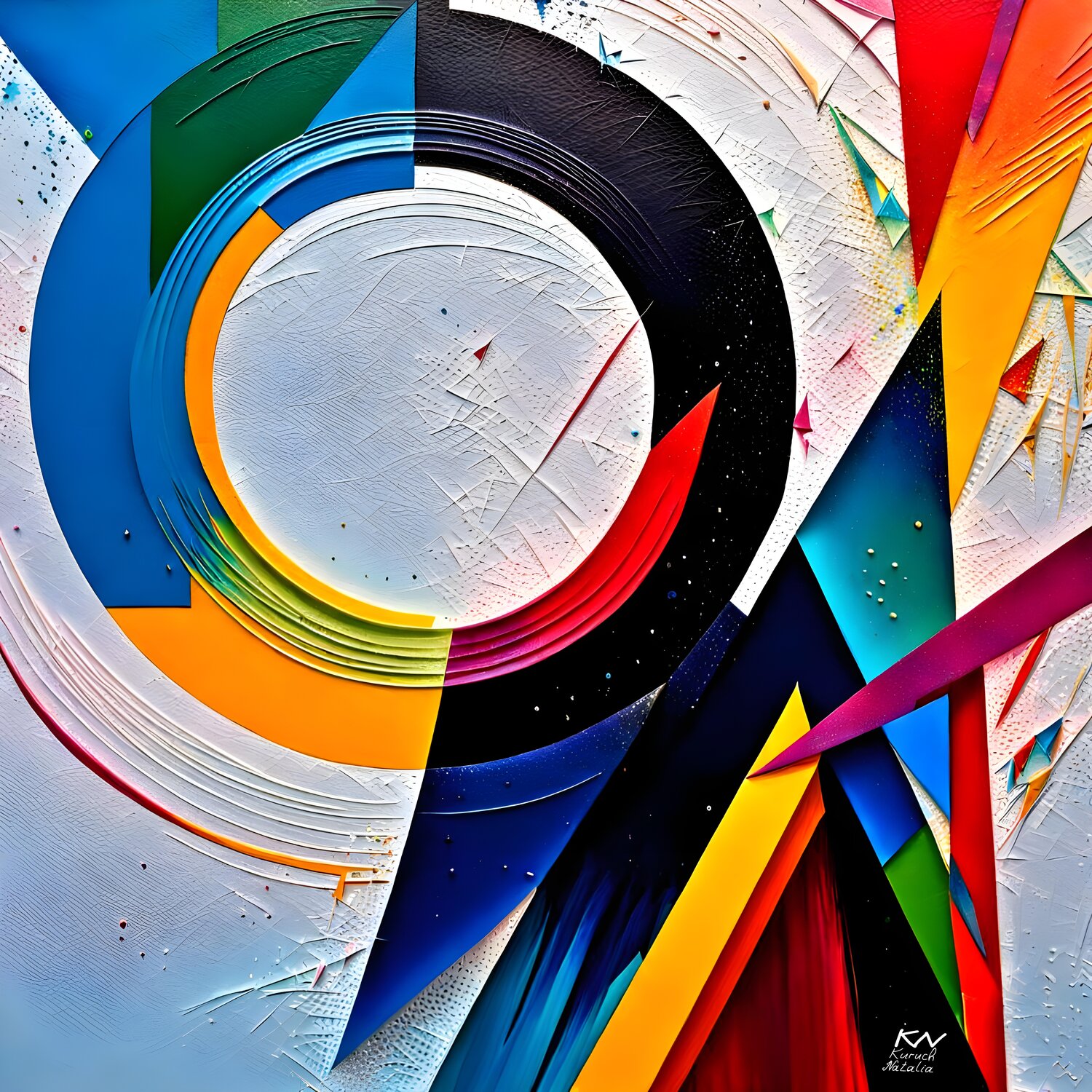 Wheel of colored emotions Natalia Kuruch