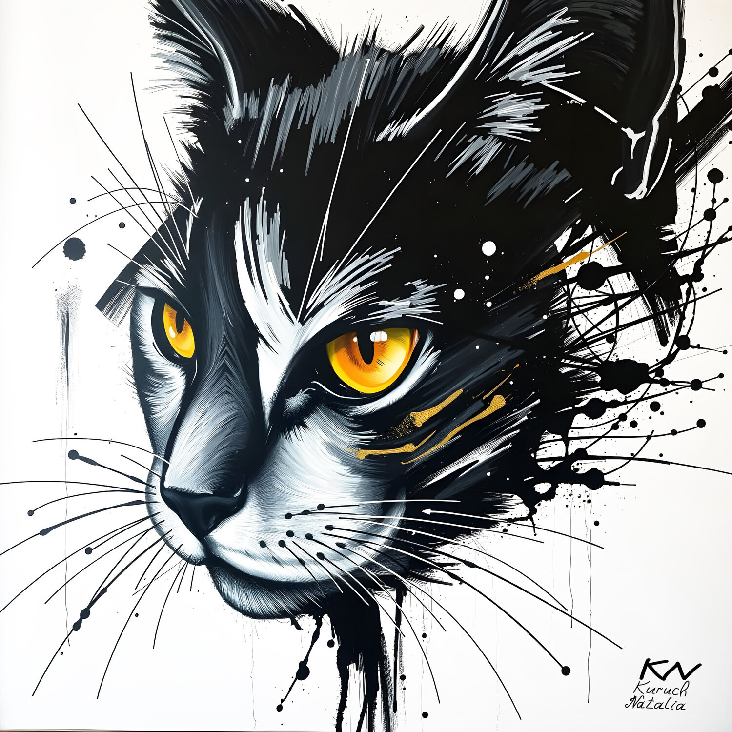 Cat lover Natalia Kuruch