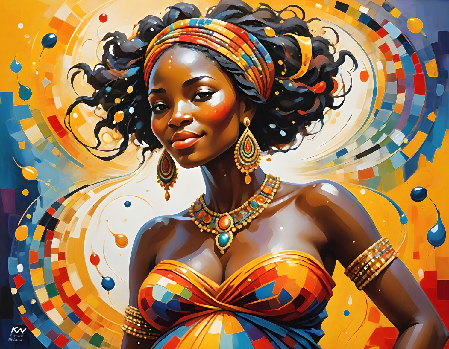 African woman Natalia Kuruch