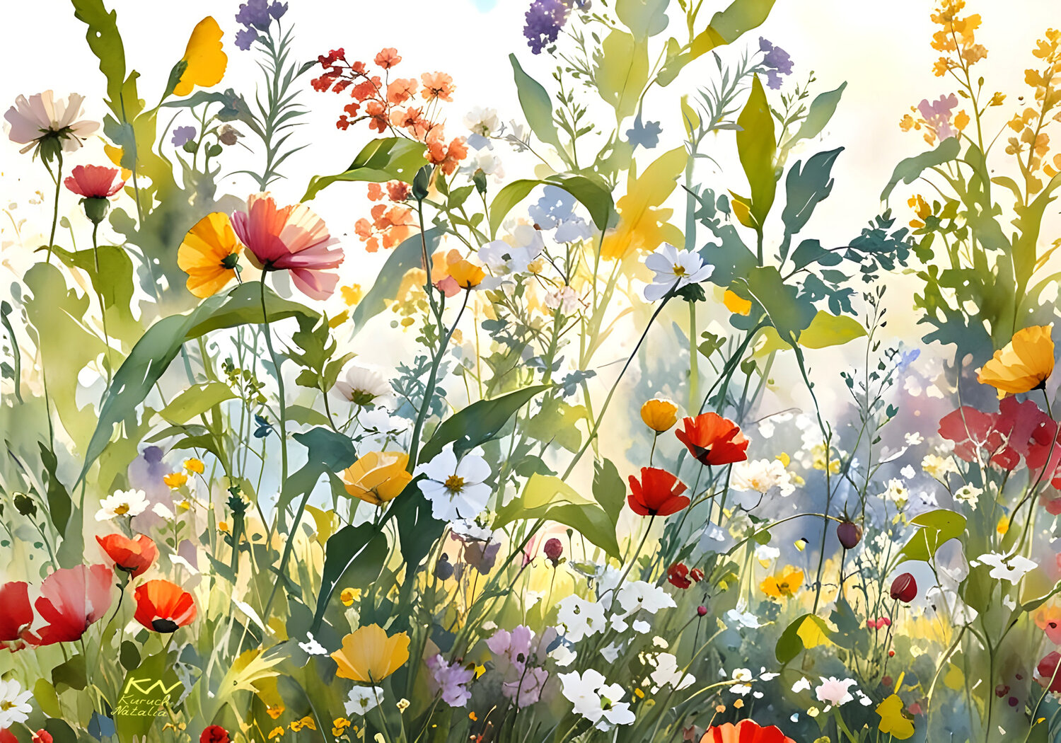 Morning Flowers Natalia Kuruch
