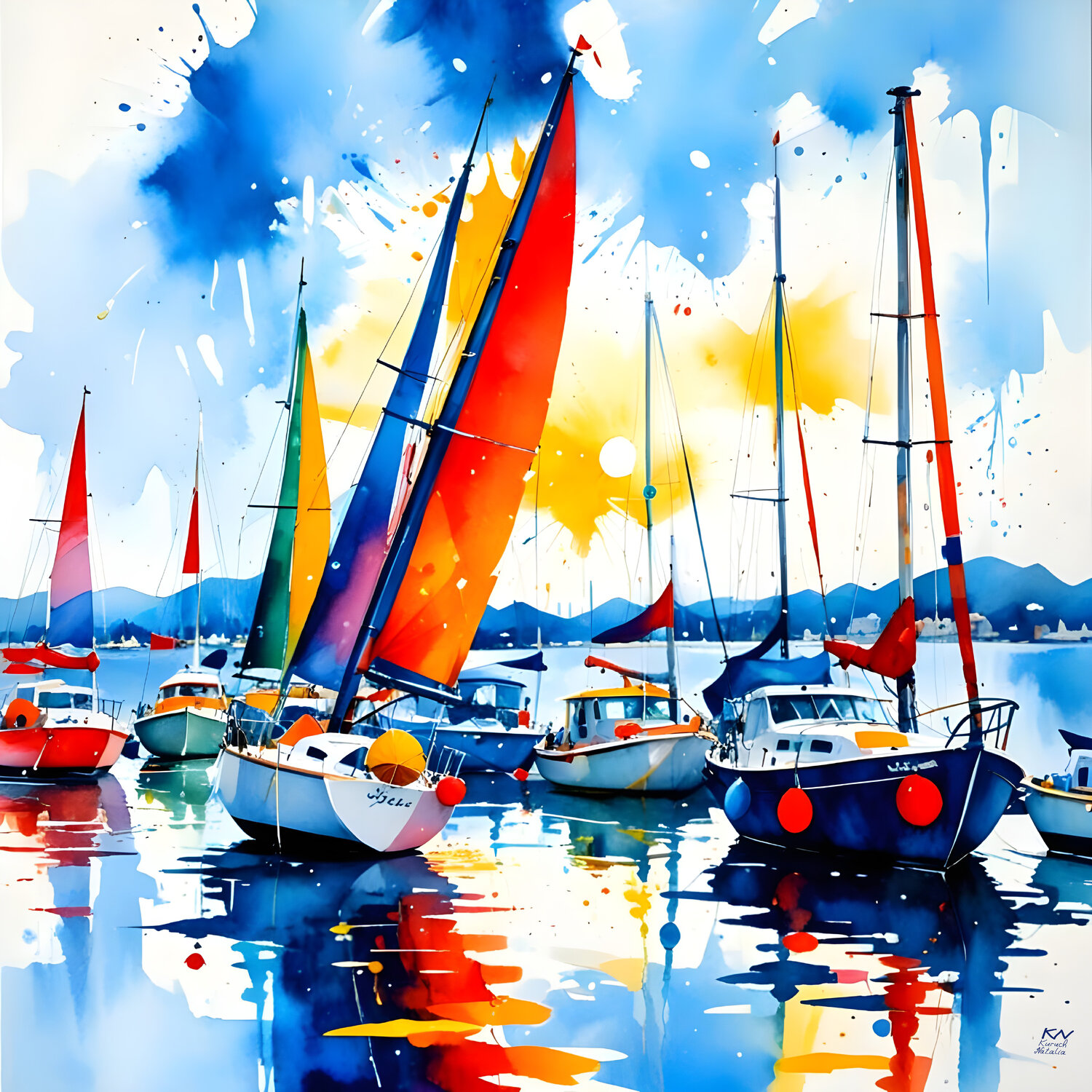 Small yacht marina Natalia Kuruch