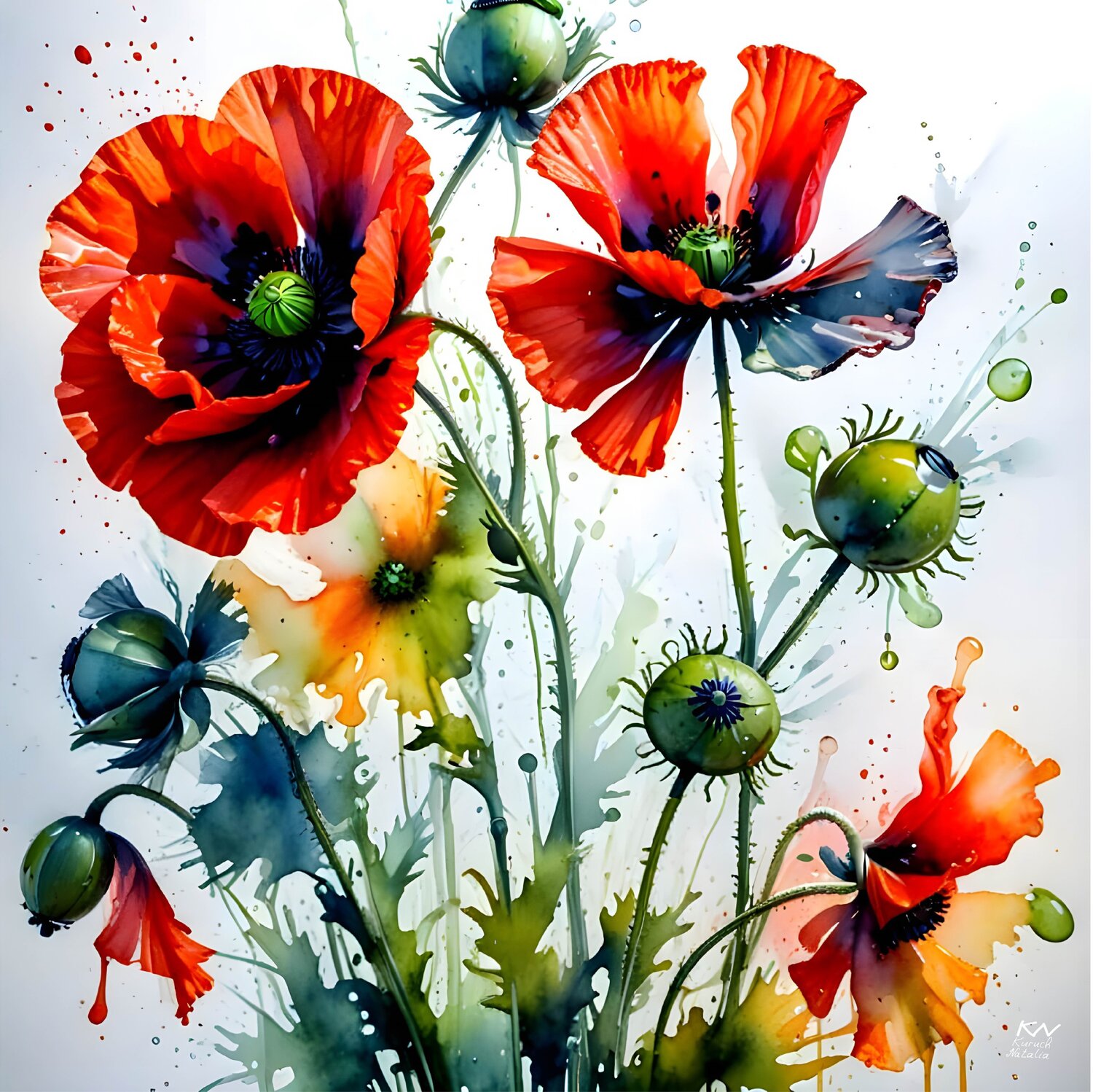 Red garden Natalia Kuruch