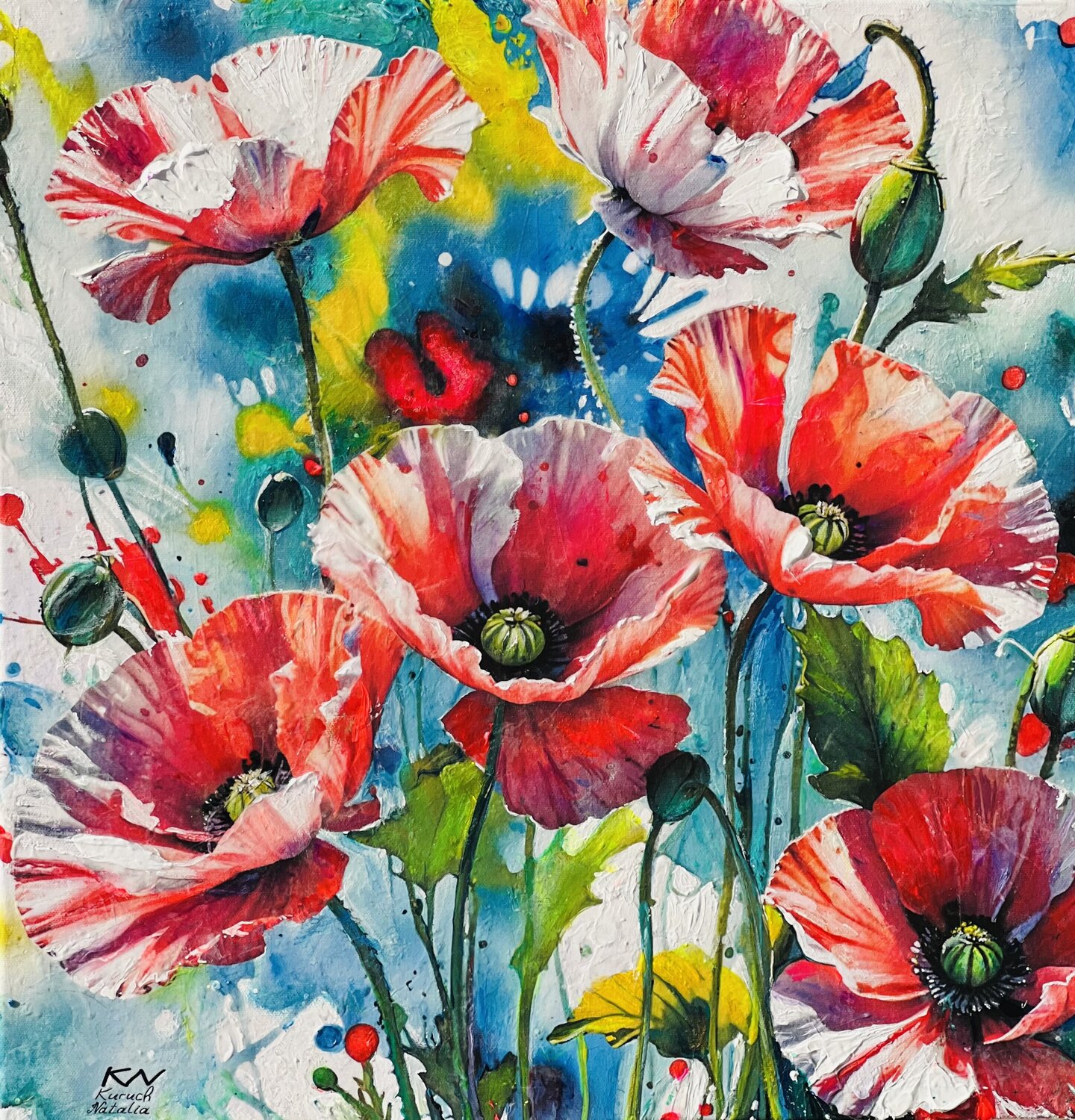 Blooming poppies Natalia Kuruch
