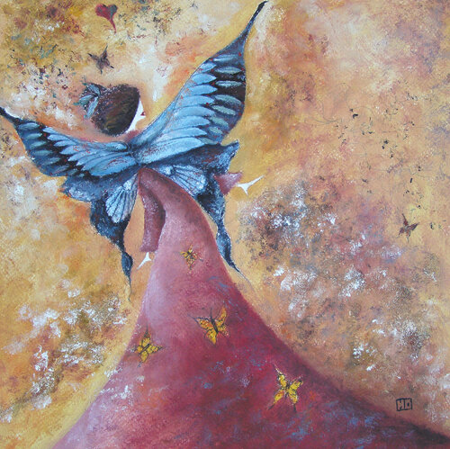 Les anges veillent von Hubert Ollivier, Werk auf Papier kaufen auf Singulart