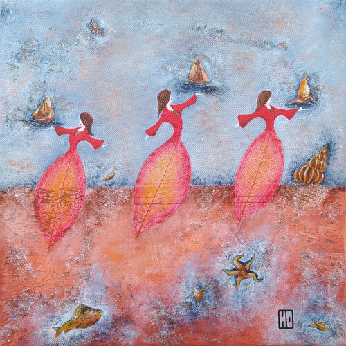 Voyage au centre de la Terre di Hubert Ollivier, Pittura in vendita su Singulart