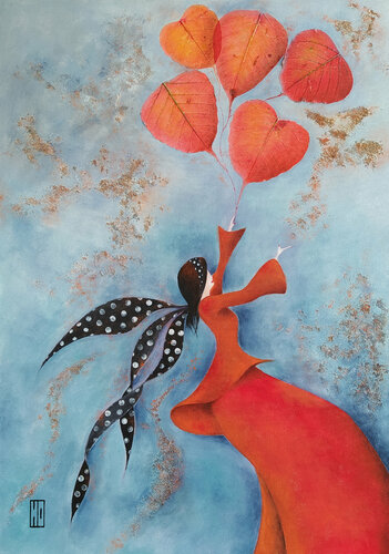 De la Terre à la Lune von Hubert Ollivier, Malerei kaufen auf Singulart