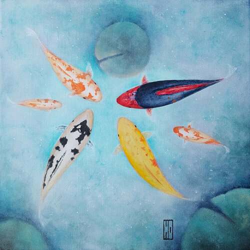 Happy by Hubert Ollivier, 油畫 for Sale on Singulart