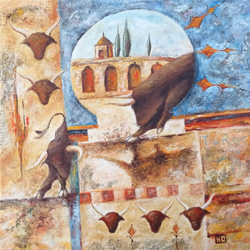 Cordoba von Hubert Ollivier, Malerei kaufen auf Singulart
