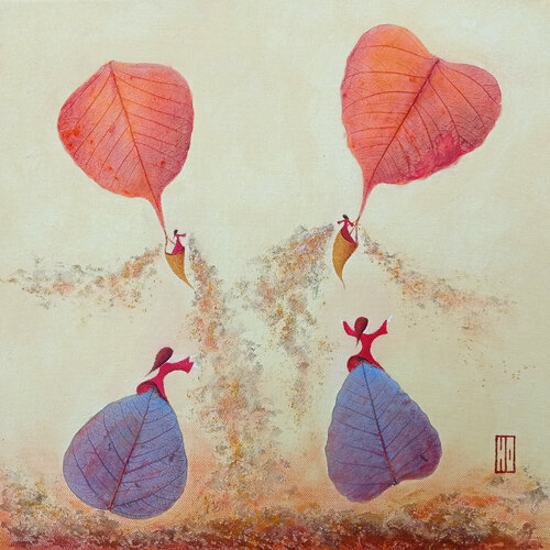Les fées poudrées von Hubert Ollivier, Malerei kaufen auf Singulart