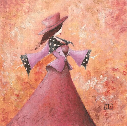Dandy à pois by Hubert Ollivier, Painting for Sale on Singulart