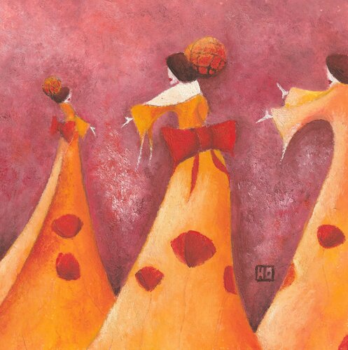 Tissus japonais von Hubert Ollivier, Malerei kaufen auf Singulart