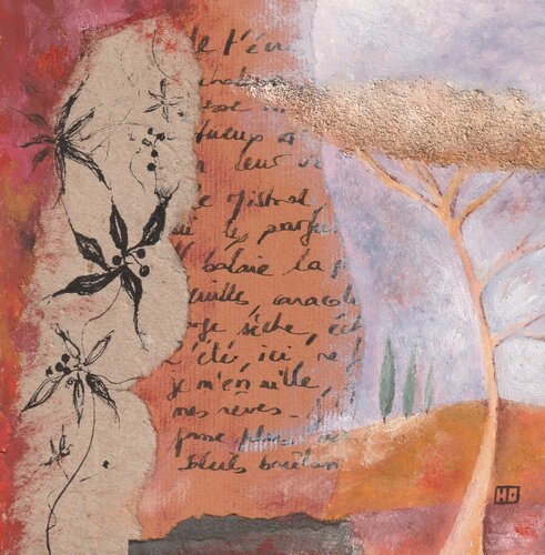 Je t'écris de Provence von Hubert Ollivier, Malerei kaufen auf Singulart