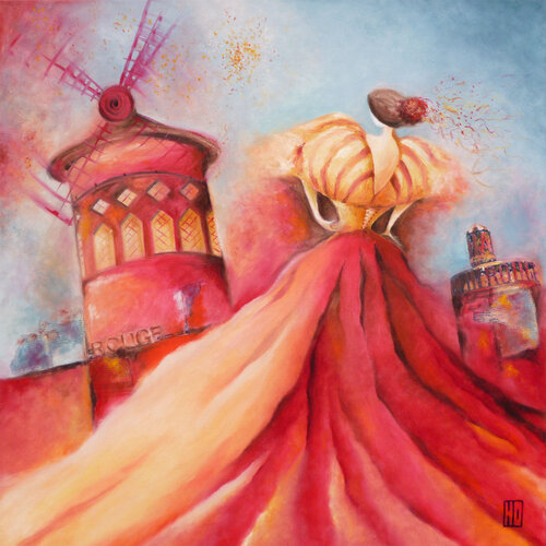 Moulin Rouge von Hubert Ollivier, Malerei kaufen auf Singulart