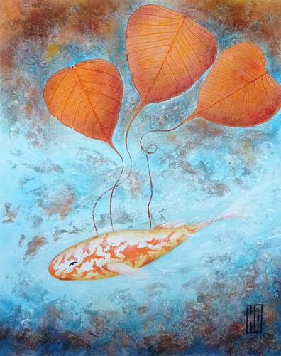 Un ciel immense van Hubert Ollivier, Schilderij te koop op Singulart