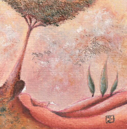 Soleil couchant di Hubert Ollivier, Pittura in vendita su Singulart