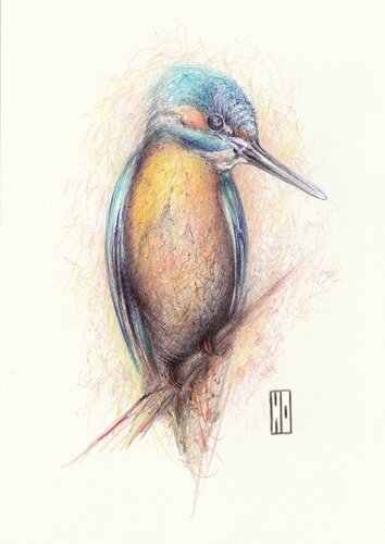 La cabane du pêcheur de Hubert Ollivier, Dibujo a la venta en Singulart