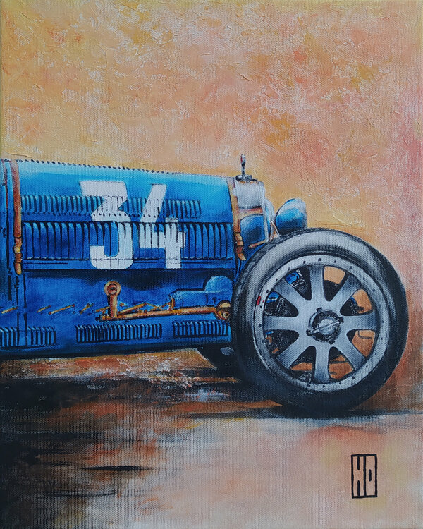 Bugatti numéro 34 Hubert Ollivier
