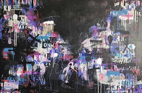 Stay Curious van Lorette C. Luzajic, Schilderij te koop op Singulart