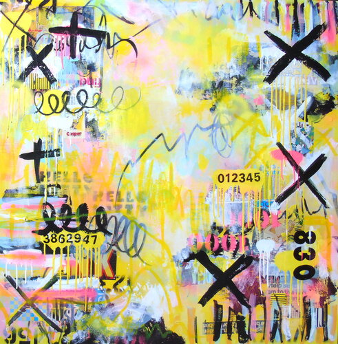 Good Vibes Only di Lorette C. Luzajic, Pittura in vendita su Singulart