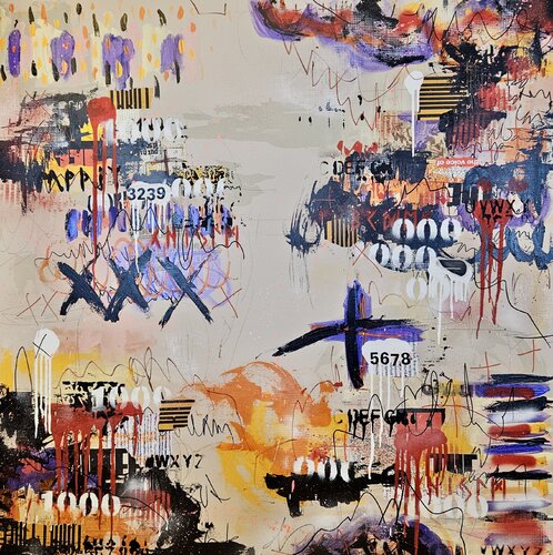 Stories of the Street van Lorette C. Luzajic, Schilderij te koop op Singulart
