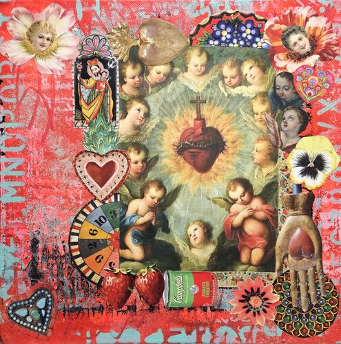 Angels Surround Your Heart de Lorette C. Luzajic, Otros medios a la venta en Singulart