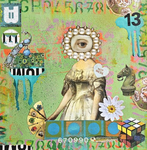 Hot Mess by Lorette C. Luzajic, Painting for Sale on Singulart
