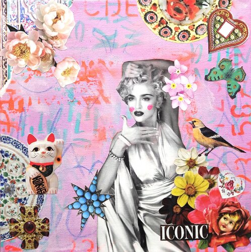 Iconic Madonna di Lorette C. Luzajic, Pittura in vendita su Singulart