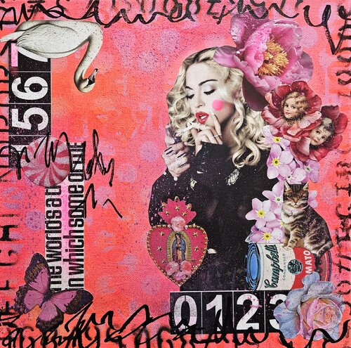 Swan Madonna van Lorette C. Luzajic, Schilderij te koop op Singulart