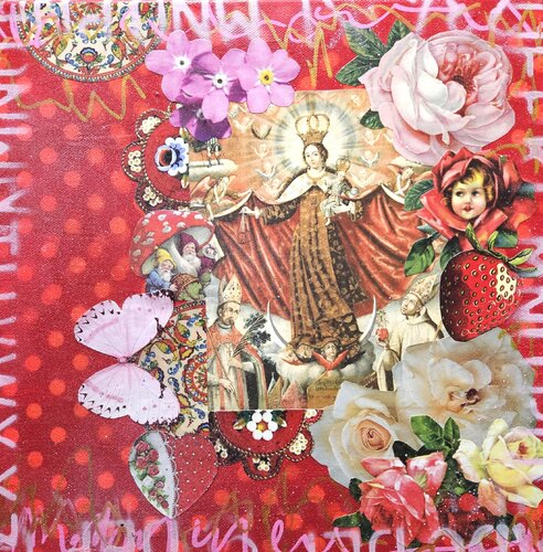 Strawberry Swirl Madonna de Lorette C. Luzajic, Otros medios a la venta en Singulart