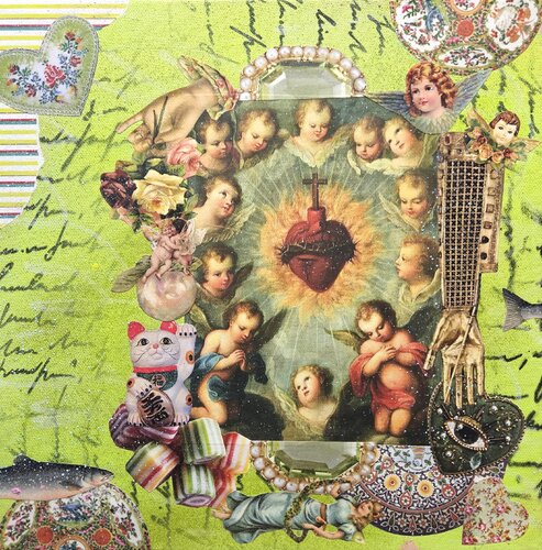 Sacred Heart Angels by Lorette C. Luzajic, Other Media for Sale on Singulart