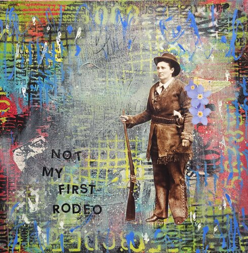 Not My First Rodeo di Lorette C. Luzajic, Pittura in vendita su Singulart