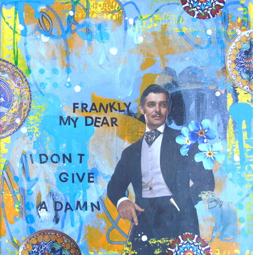 Frankly My Dear de Lorette C. Luzajic, Pintura a la venta en Singulart