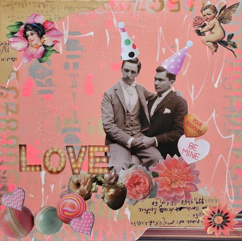 Love Is de Lorette C. Luzajic, Pintura a la venta en Singulart