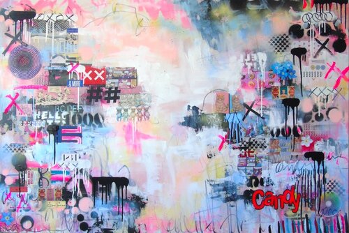 Eye Candy di Lorette C. Luzajic, Pittura in vendita su Singulart