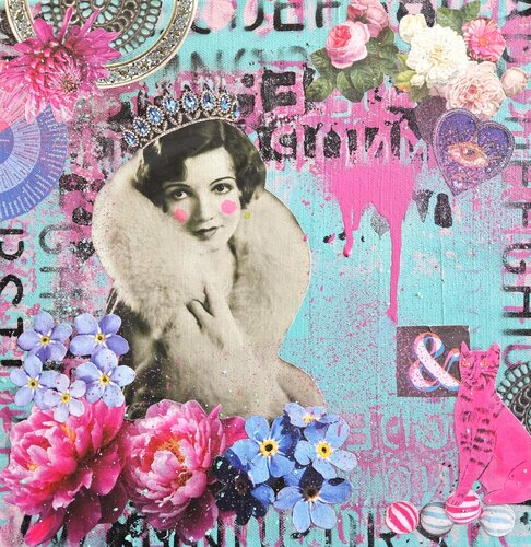 Beauty Queen di Lorette C. Luzajic, Pittura in vendita su Singulart