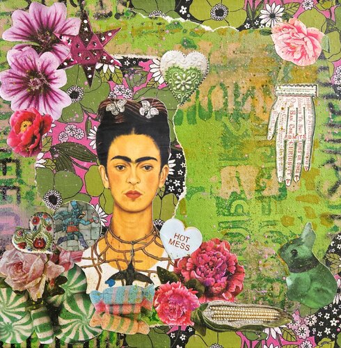 Hot Mess Frida by Lorette C. Luzajic, Painting for Sale on Singulart