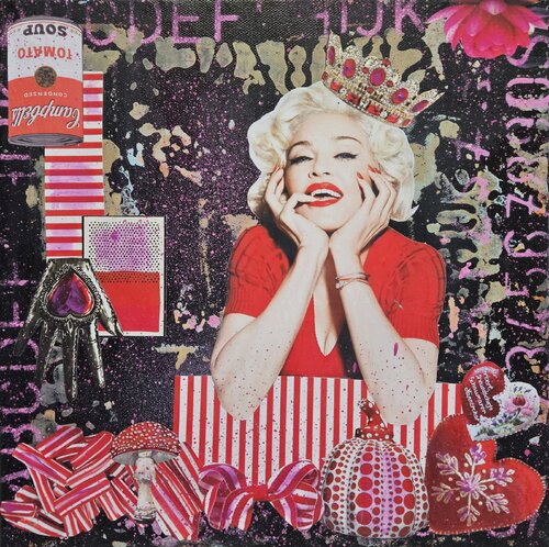 Red Hot Madonna de Lorette C. Luzajic, Pintura a la venta en Singulart