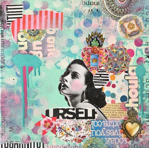 Be Yourself van Lorette C. Luzajic, Schilderij te koop op Singulart